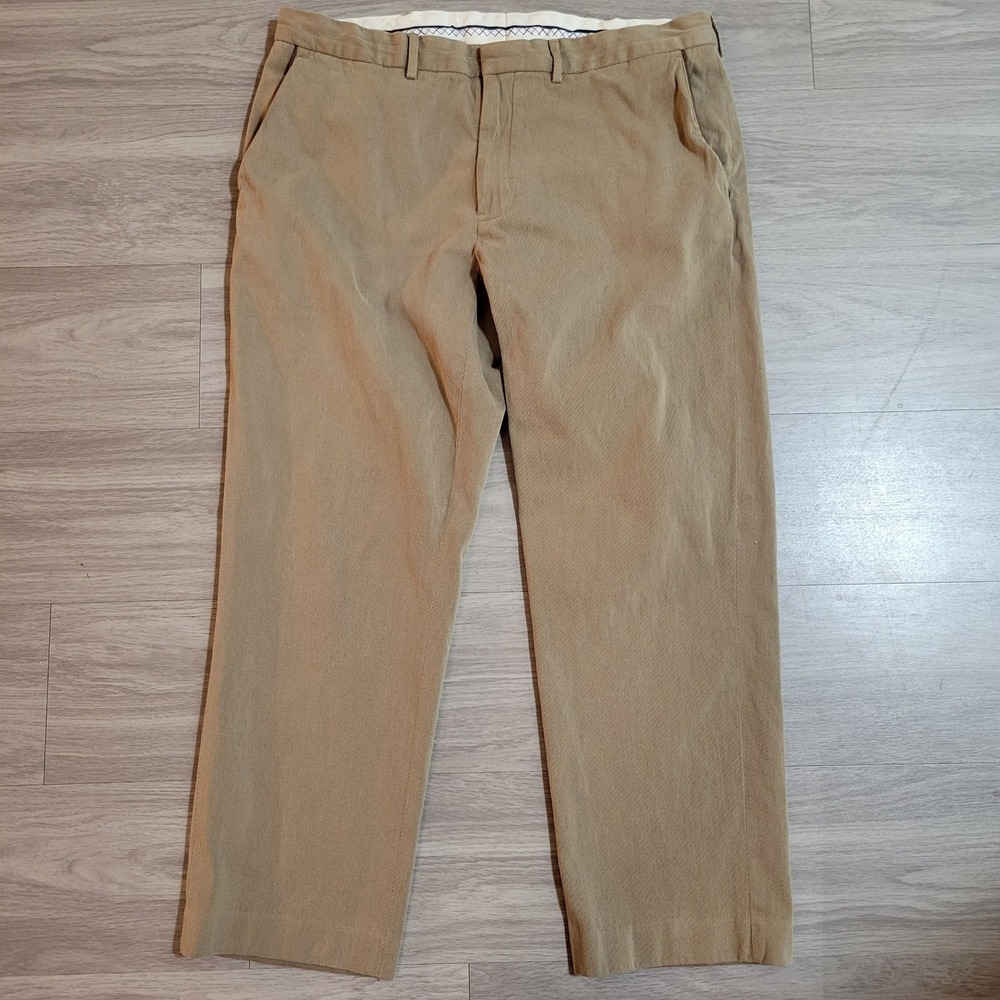 VTG Polo Ralph Lauren Mens 38x30 Tan Khaki Fine Wale Corduroy Straight Leg Pants
